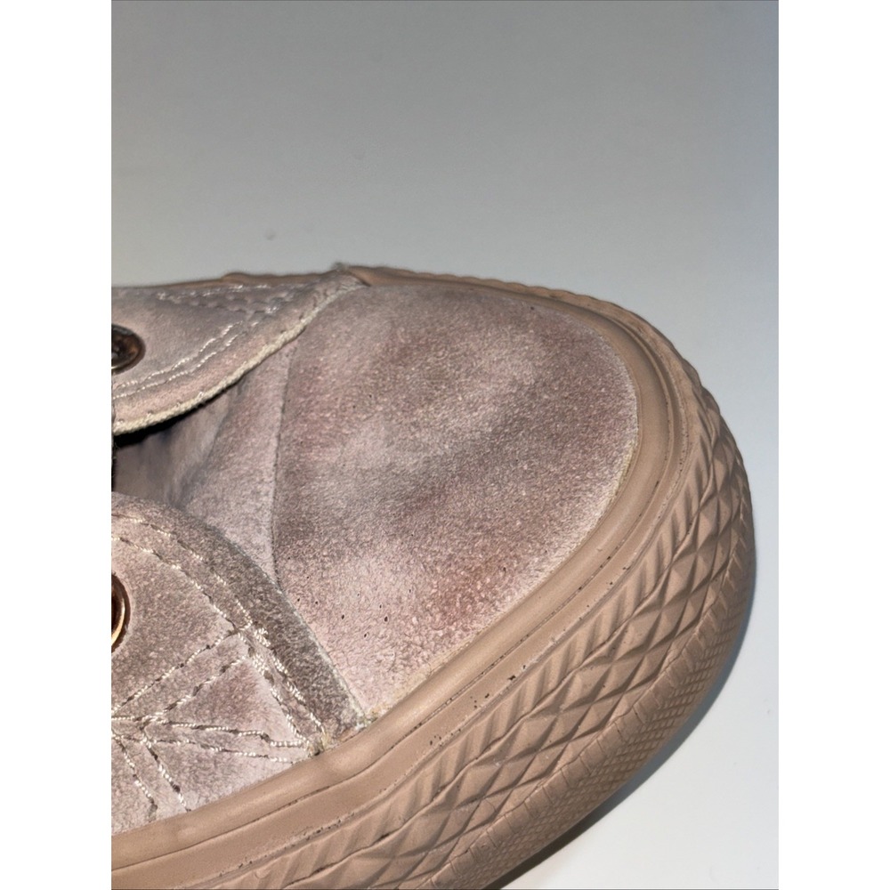 Converse Women's 6.5 CTAS OX Bisque Blush Rose Gold 158411C Suede - Picture 10 of 11